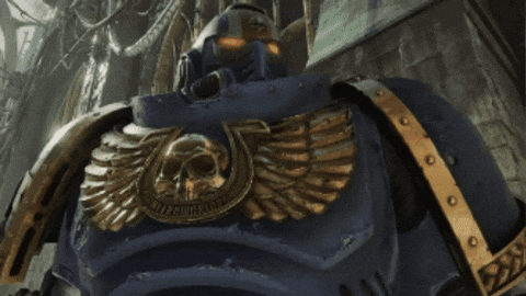 EvonRude giphygifmaker warhammer 40000 space marine 2 GIF