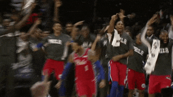 Excited Philadelphia 76Ers GIF by NBA
