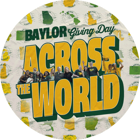 Day Giving Sticker by Baylor University