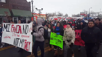 Minneapolis Students Walk Out of Class to Protest Deportations