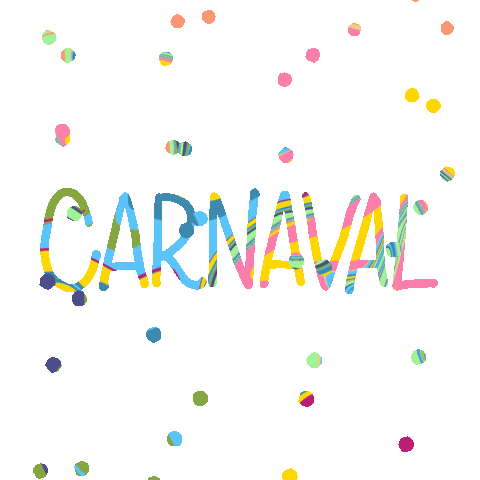 Mardi Gras Baile Sticker