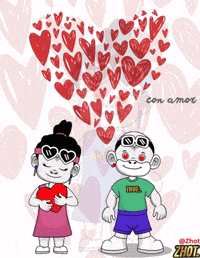 In Love Hearts GIF by Zhotcita