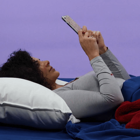 Texting in Bed