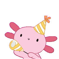 Celebrating Happy Birthday Sticker
