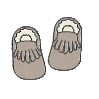 Baby Steps Slippers Sticker by My Baby Factory