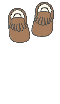 Baby Steps Slippers Sticker by My Baby Factory