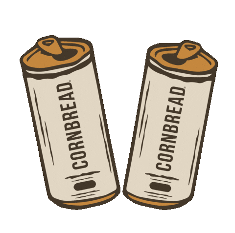 Cornbread_Hemp cheers thc seltzer cornbread Sticker