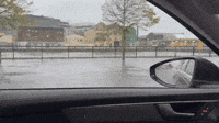 Flooded Streets in Southern Ireland as Storm Babet Arrives