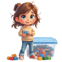 Boys Girls Legos Sticker