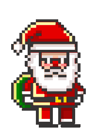 Christmas Pixel Sticker by circusplenus