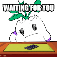 Sad Still Waiting Sticker by Magic Eden