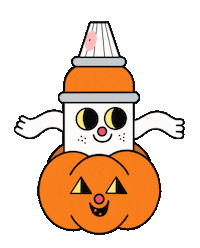 Halloween Graffiti Sticker by Yubia