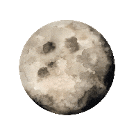 Full Moon Star Sticker by the Framehouse