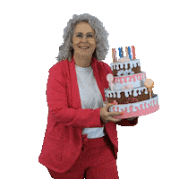 bymarielle feest taart bymarielle by marielle verjaardag Sticker