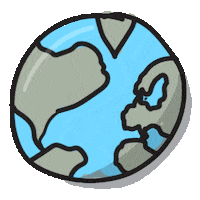 Earth Sticker by NATULIQUE