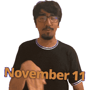 November 11Th Sticker