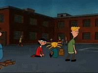 hey arnold nicksplat GIF