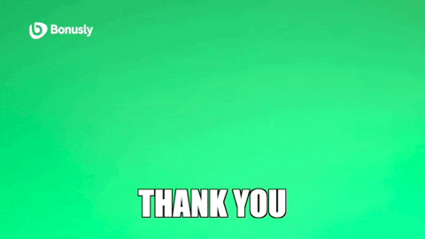 bonusly giphyupload thank you thanks thumbs up GIF
