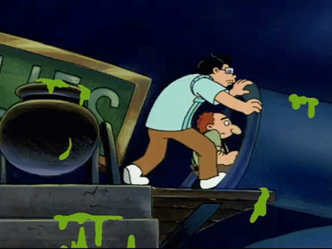 hey arnold nicksplat GIF