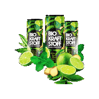 Vegan Ginger Sticker by BiOKRAFTSTOFF - ORGANIC POWER DRINK