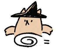 Magic Broom Sticker