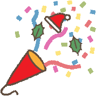 Christmas Celebrating Sticker