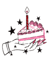 Birthday Cake Sticker by R+Co