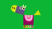 olobobtop fun animation tv pink GIF