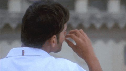 Turn Around Smile GIF