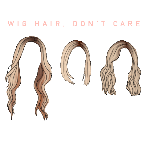 Sassy Wig Sticker by Dani Austin