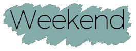 Weekendvibes Sticker by CBybeeVirtualSolutions