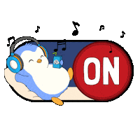 Weekend Chilling Sticker by Pudgy Penguins