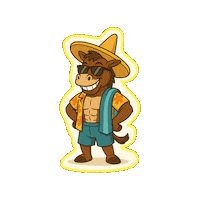 Beachclub Sanchito Sticker by Mr. Sancho's Cozumel