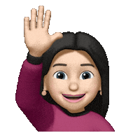 Happy Sticker by Mara Caseiro
