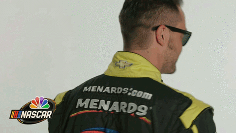 paul menard sunglasses GIF by NASCAR on NBC