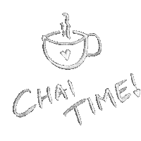 Tea Time Coffee Sticker