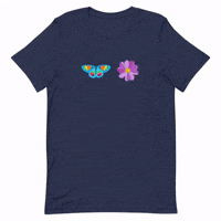 PikaProducts flower butterfly shirt diversity GIF