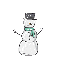 WENNUNDABER christmas snow winter december Sticker