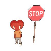 Stop Now Shut Up Sticker by LT3 Creations