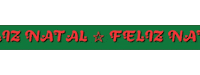 Natal Letreiro Sticker