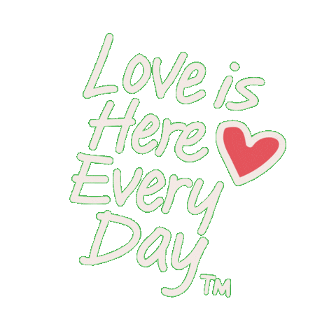 Cute Heart Encouraging Sticker by Love is Here Every Day™