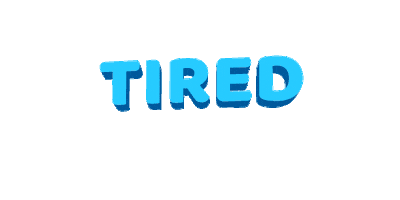 Tired Jgstickers Sticker by Justin