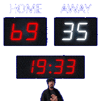 35 Away Sticker