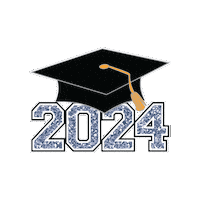 Graduation Class Of 2024 Sticker by CardMyYard