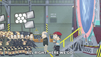 army dimension GIF by South Park 