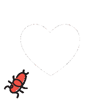 Pinaks love party kiss kafer Sticker