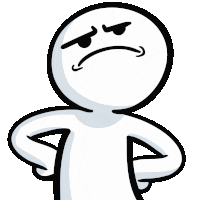 UARRR angry disappointed not amused displeased Sticker