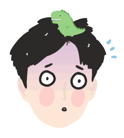 Wtf Omg Sticker by Patricia Tjandra