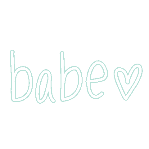 Heart Babe Sticker