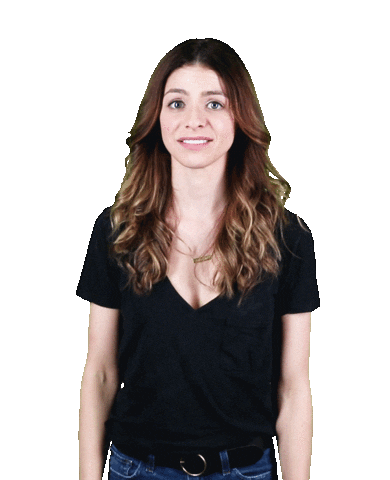 Zooey Deschanel Reaction Sticker by HelloGiggles